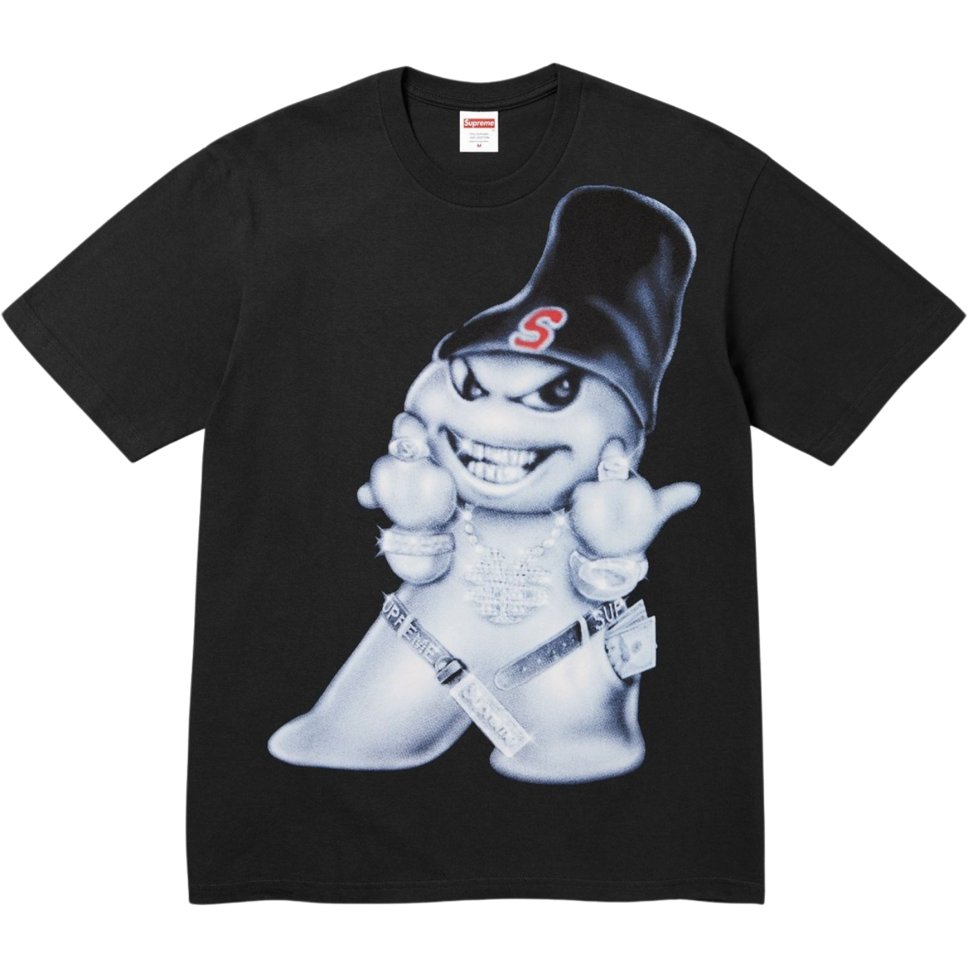 Camiseta Supreme Snowman Preta