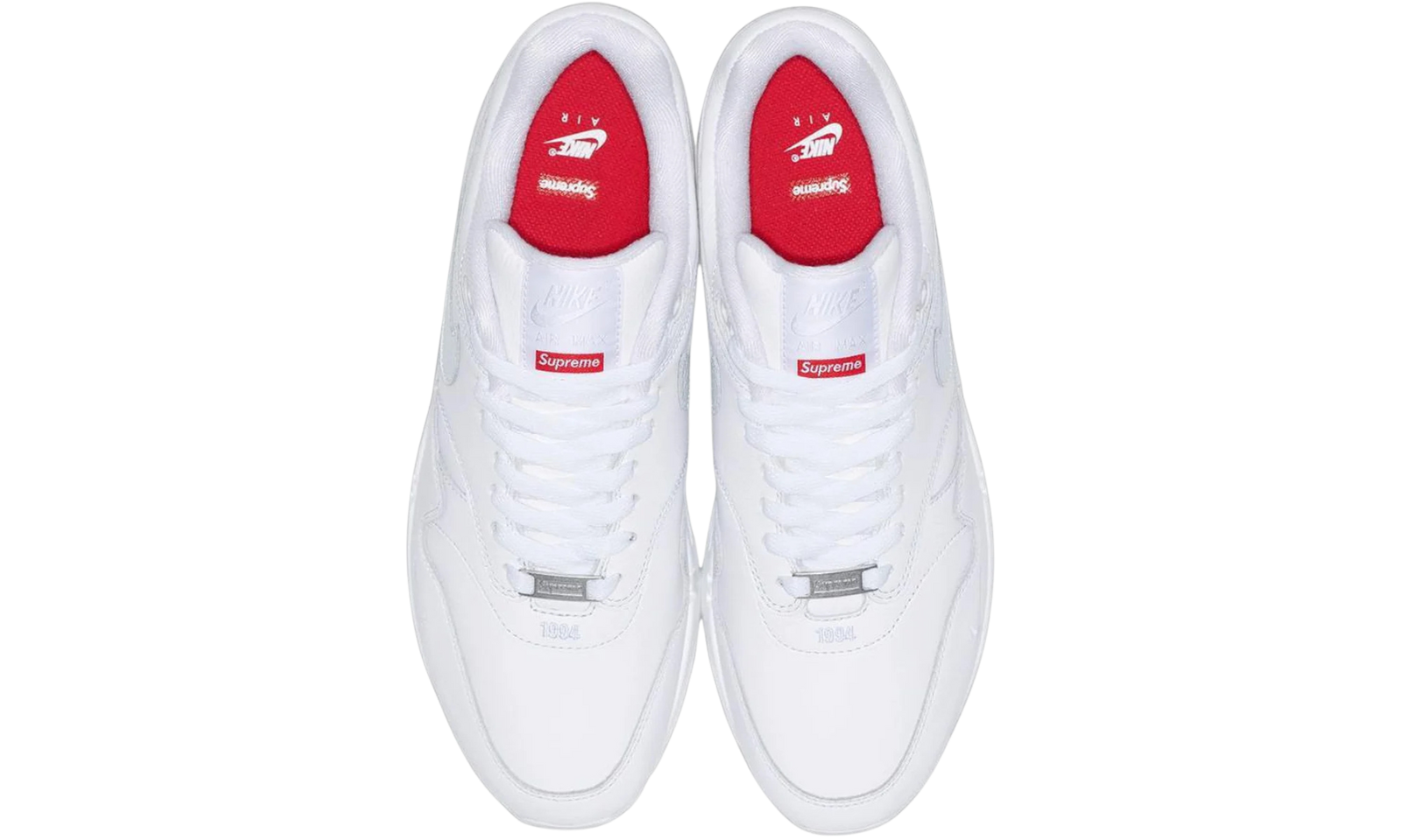 Nike Air Max 1 '87 x Supreme Branco