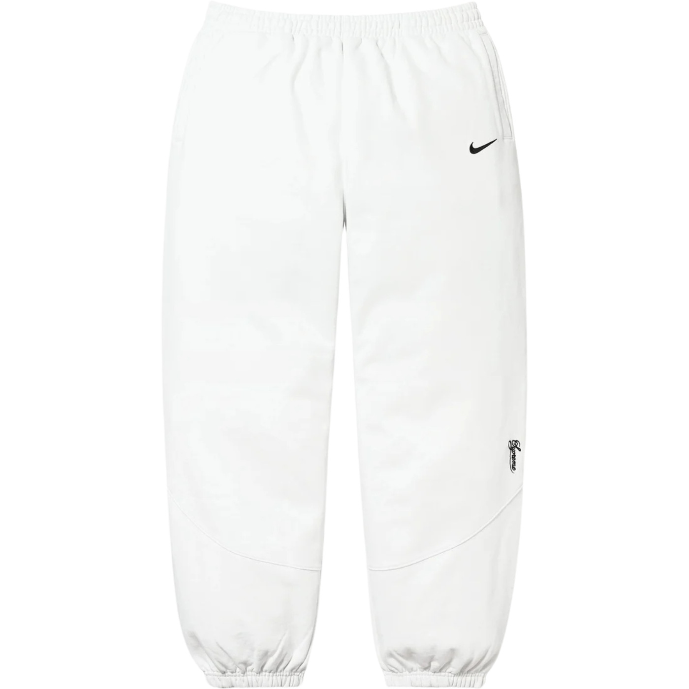 Calça Moletom Nike x Supreme Branca