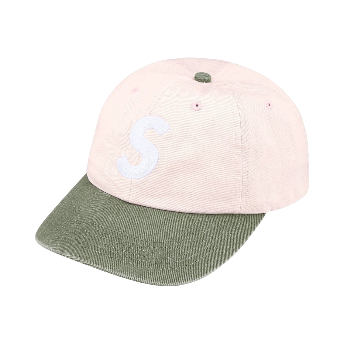 Boné Supreme Pigment S Logo Rosa