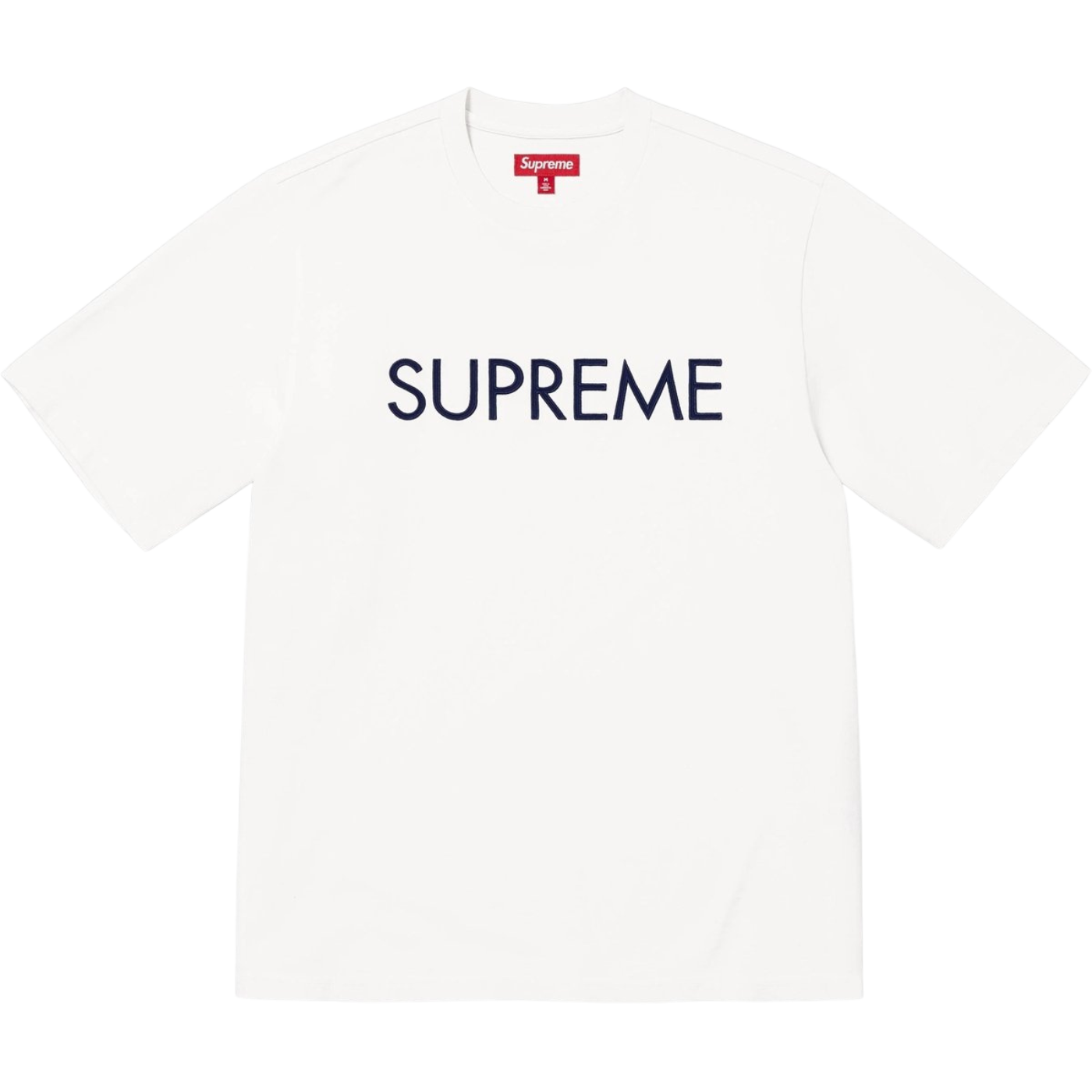 Camiseta Supreme S/S Script Branca