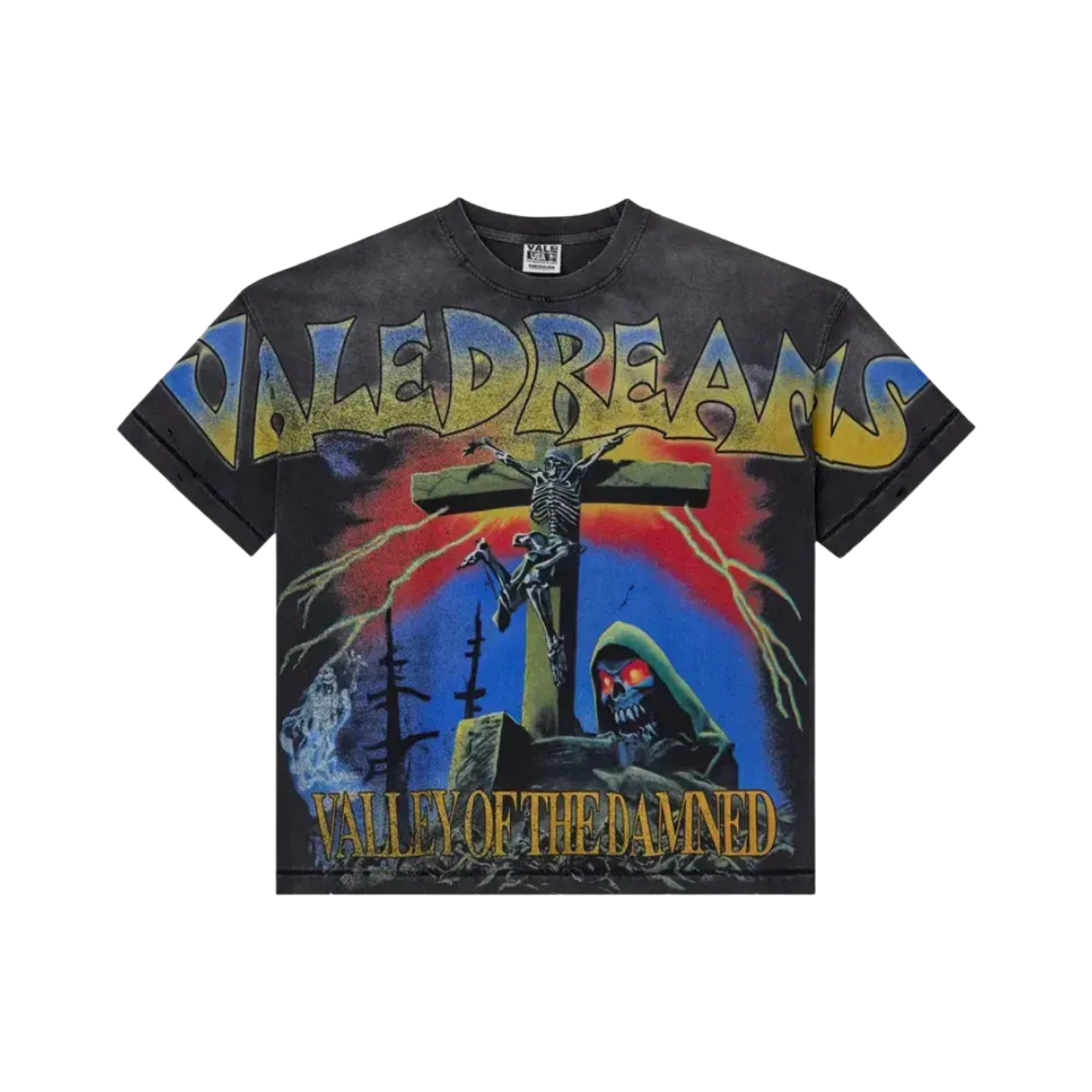 Camiseta Vale Lives Forever Damned Big Preta