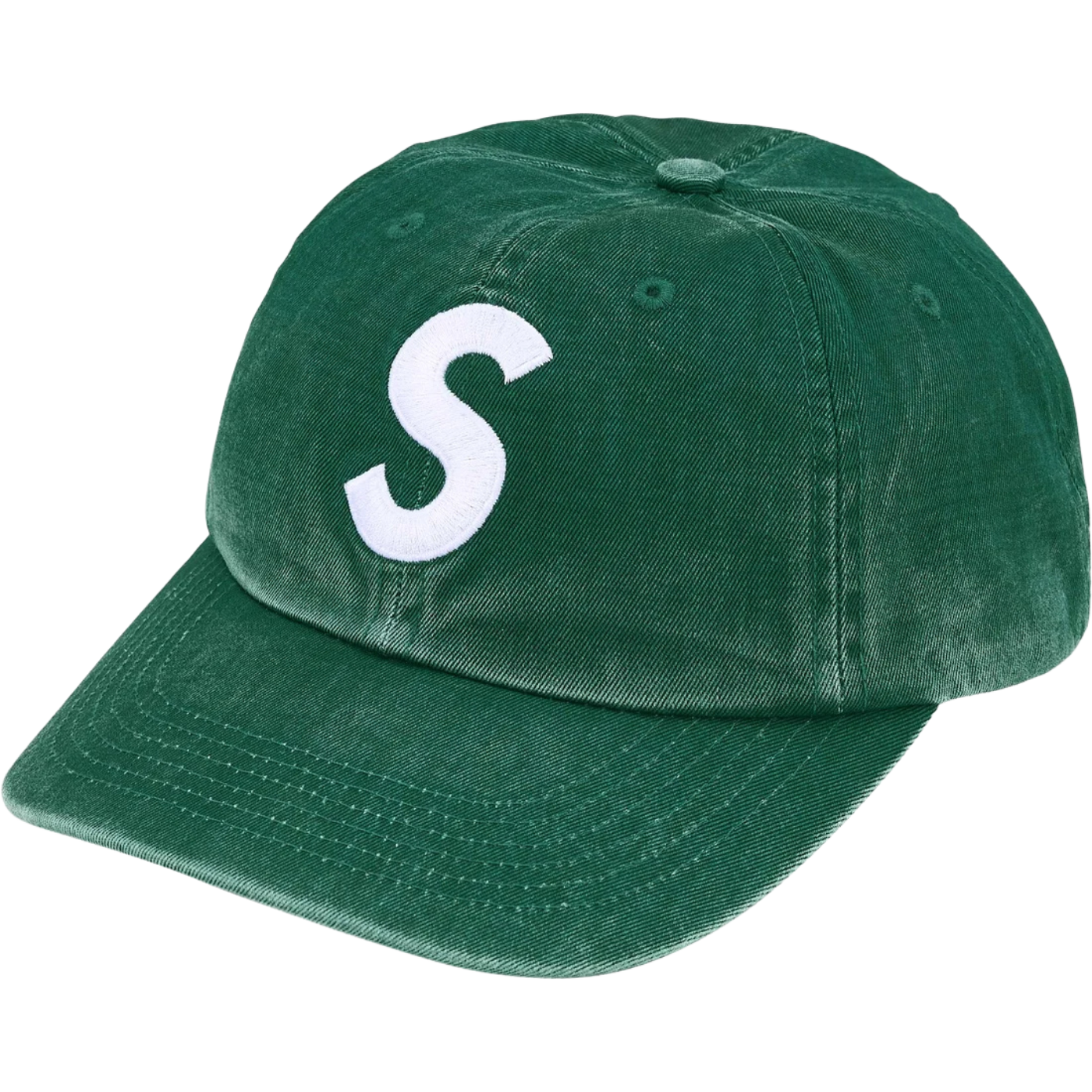 Boné Supreme Pigment Coated S Logo Verde