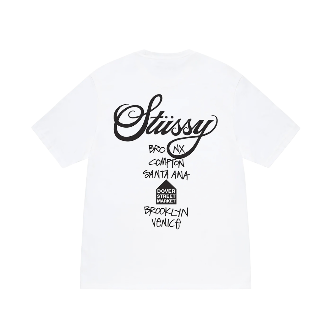 Camiseta Stussy DSM World Tour Branca
