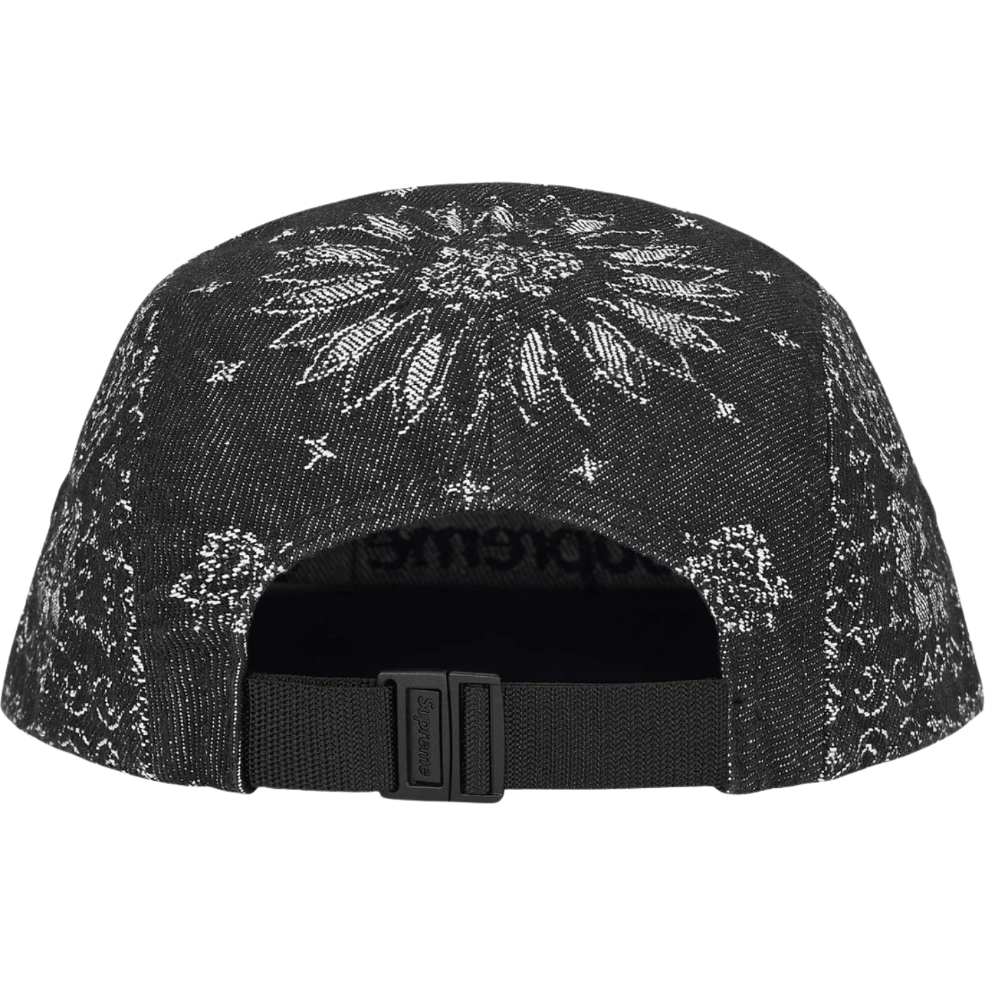 Boné Supreme Jacquard Bandana Preto