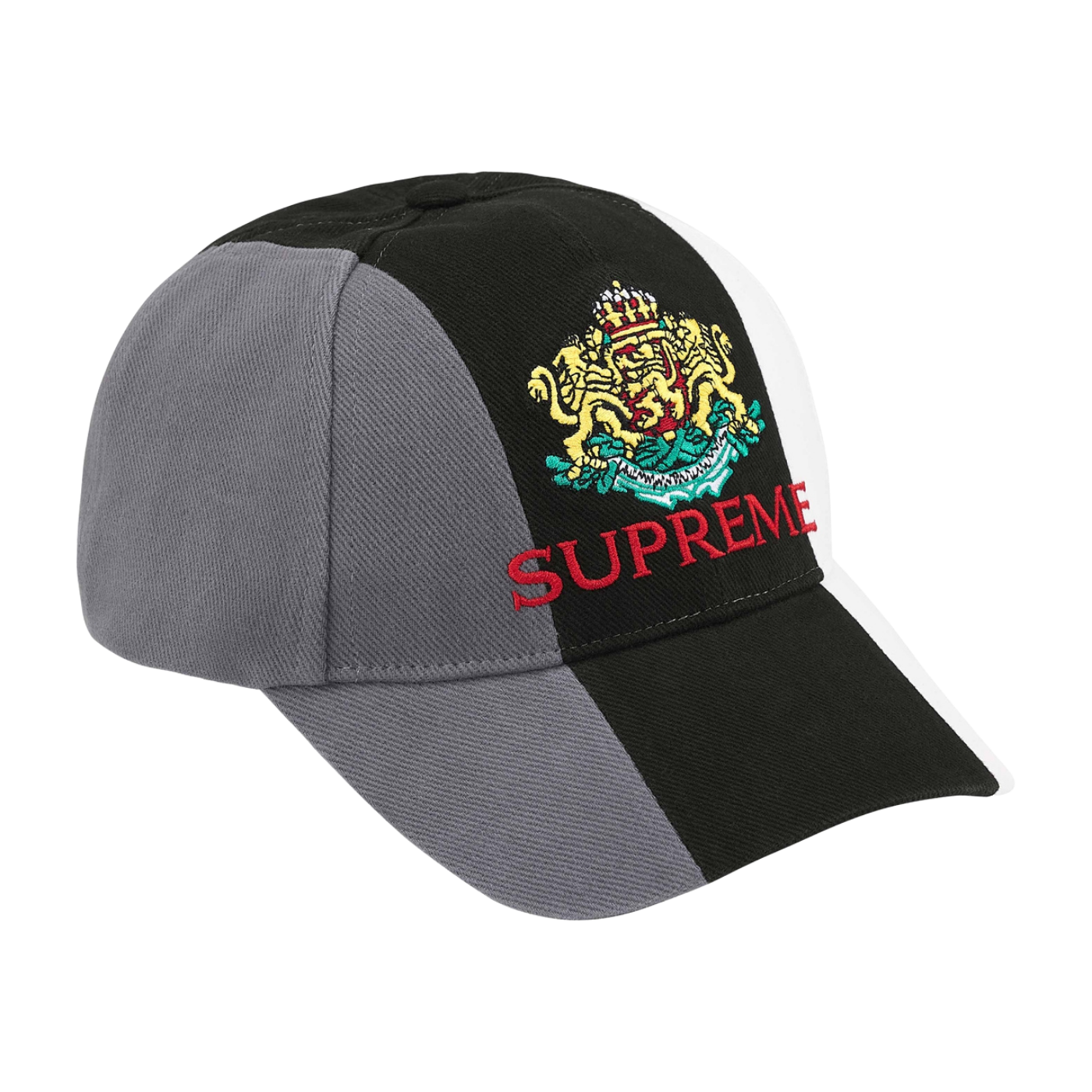 Boné Supreme Crest 6-Panel Preto