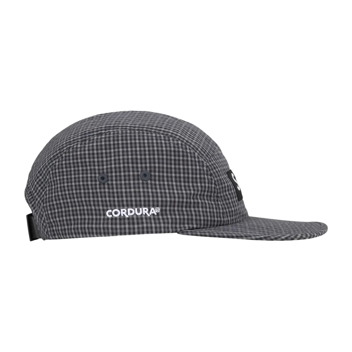 Boné Supreme Cordura Plaid Camp Preto