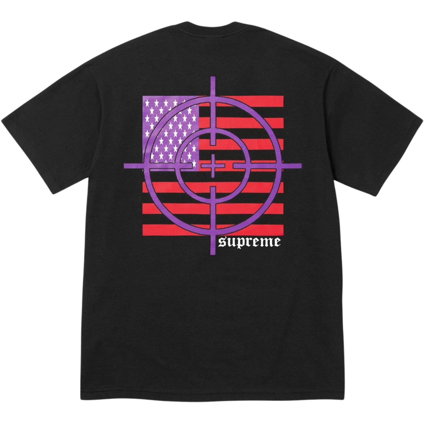 Camiseta Supreme Target Preta