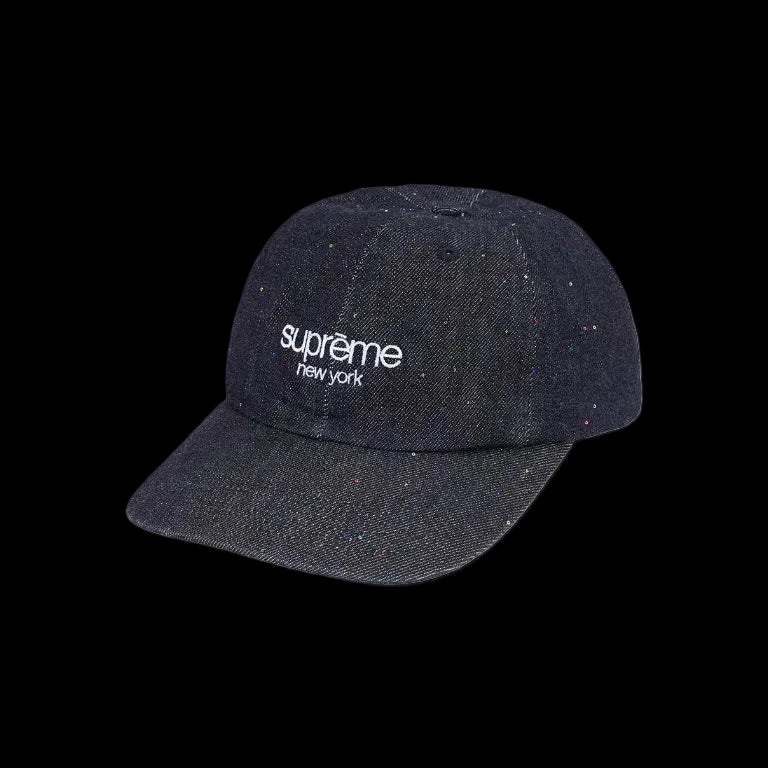 Boné Supreme Sequin Denim Classic Azul