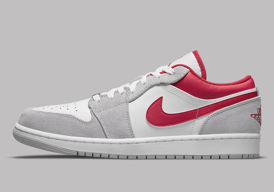 AIR JORDAN 1 LOW GREY RED PODE SER O PRÓXIMO LANÇAMENTO DA LINHA JORDA LOW