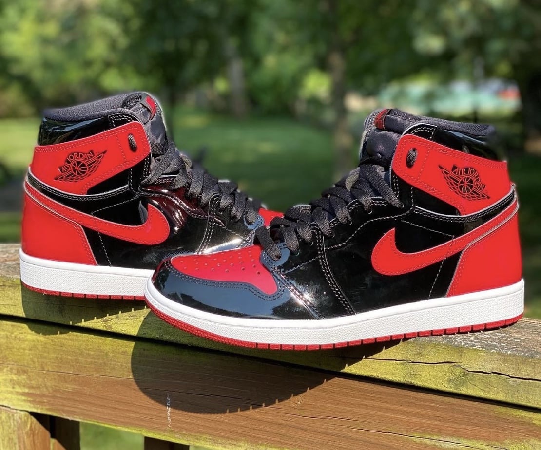 O Air Jordan 1 High OG "Patent Bred" terá uma caixa especial