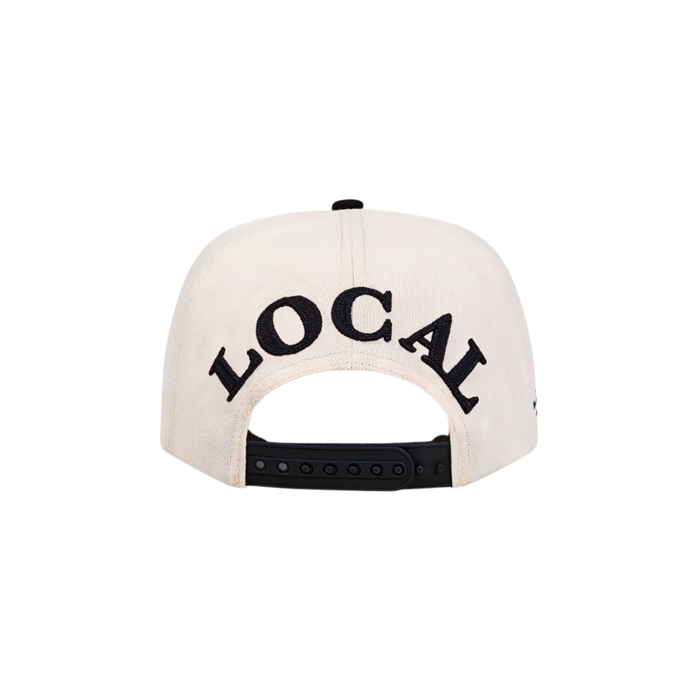 Boné Local Space Logo Snapback Branco/Preto