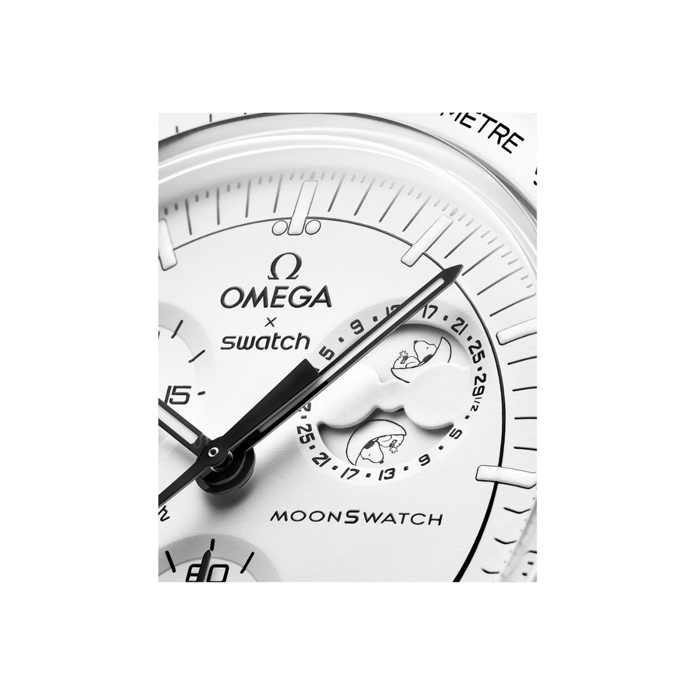 Swatch x Omega Relógio Bioceramic Mission To Earthphase - S033W700