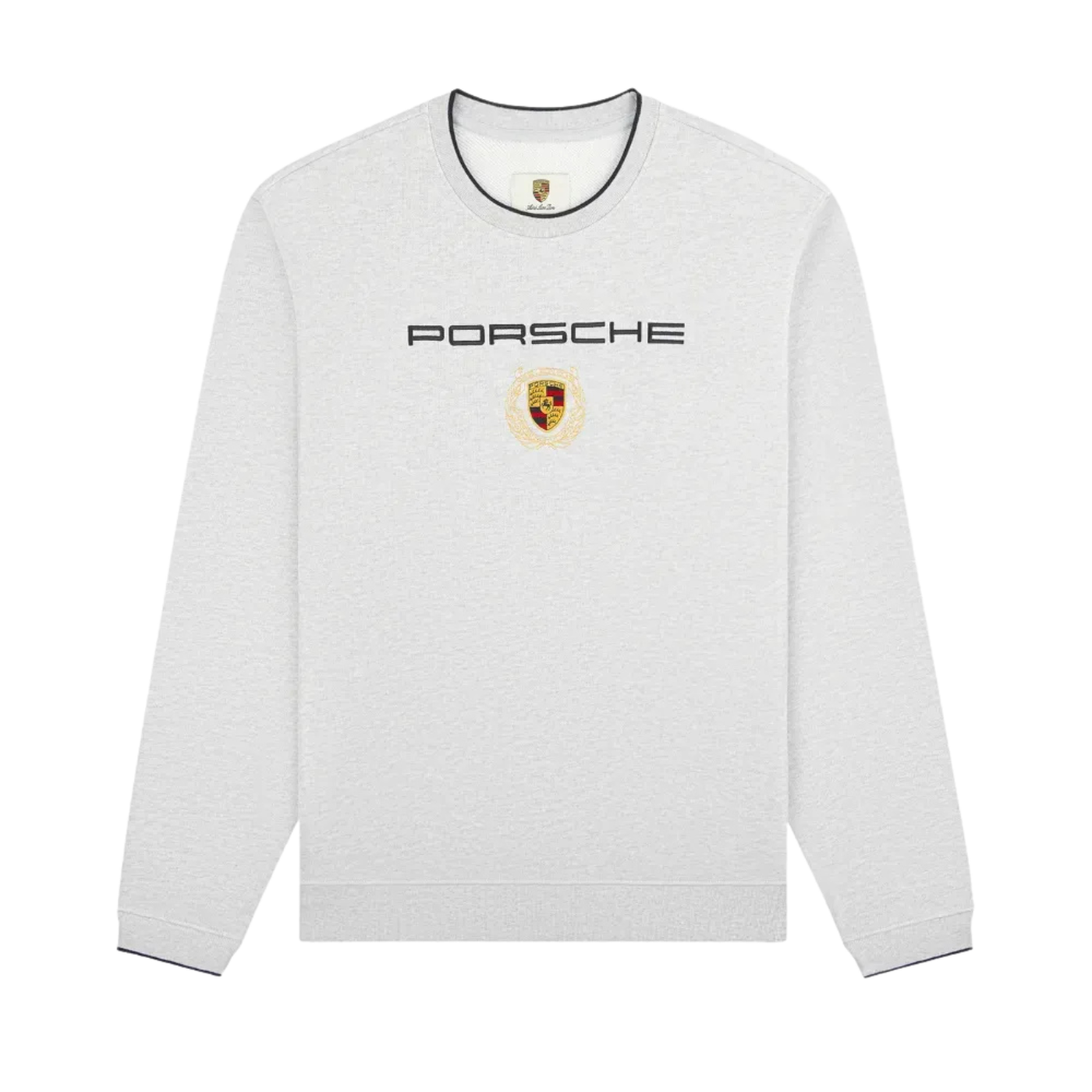 Porsche x Aimé Leon Dore Moletom Embroidered Crewneck Silver Mix