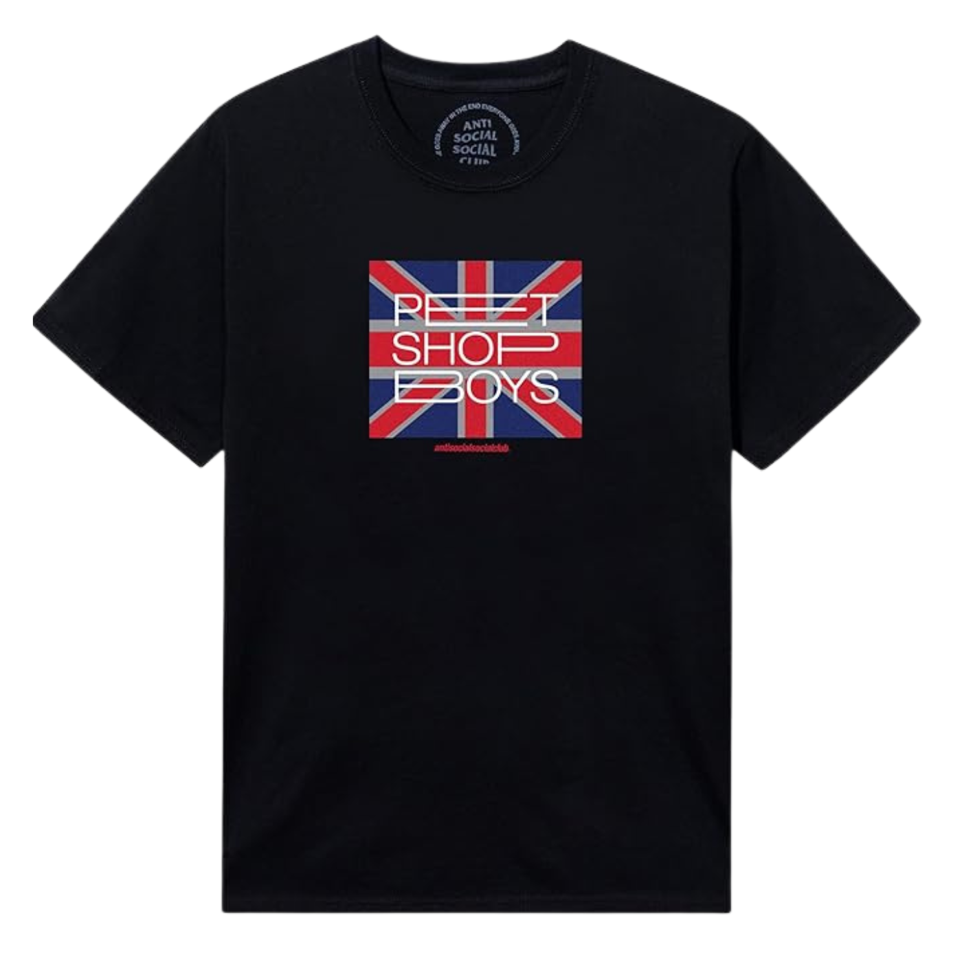 Camiseta Anti Social Social Club Flag Preta