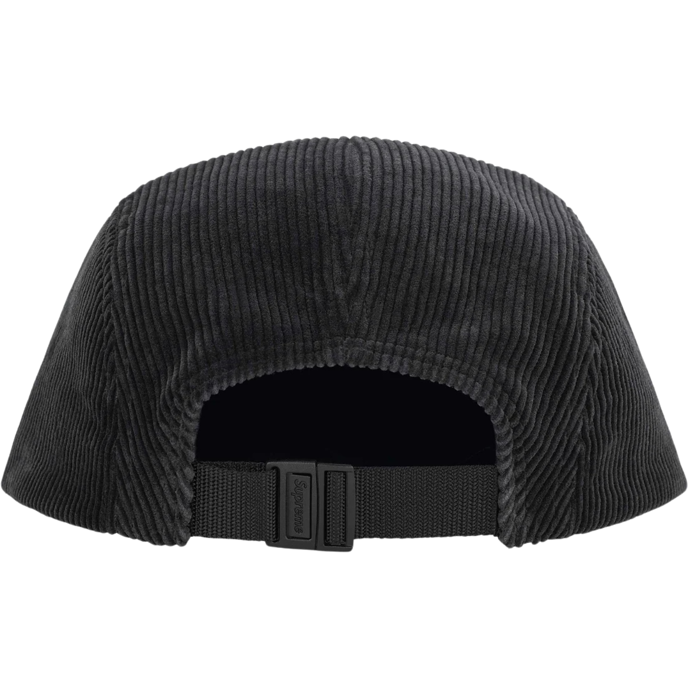 Boné Supreme Washed Camp Corduroy Preto