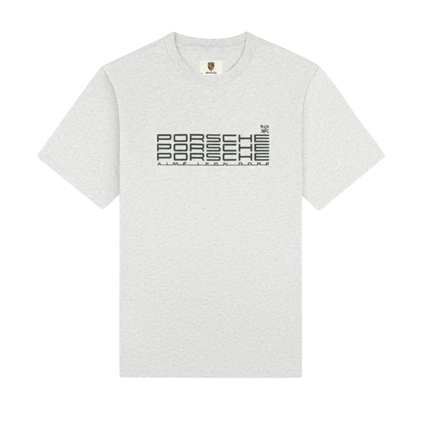 Porsche x Aimé Leon Dore Camiseta Racing Silver Mix