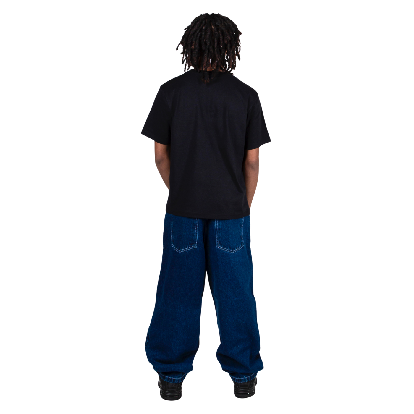 Calça Wuff Baggy Jeans Azul Escura