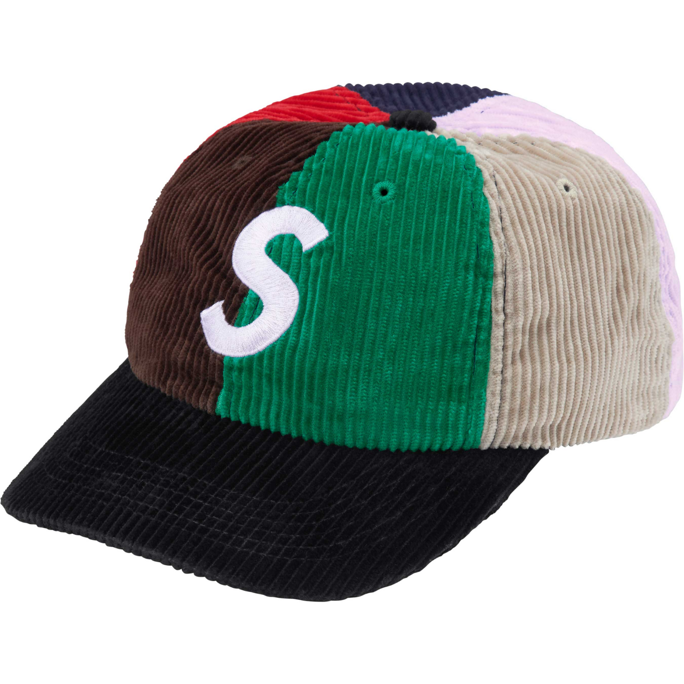 Boné Supreme Corduroy S Logo Multicolor