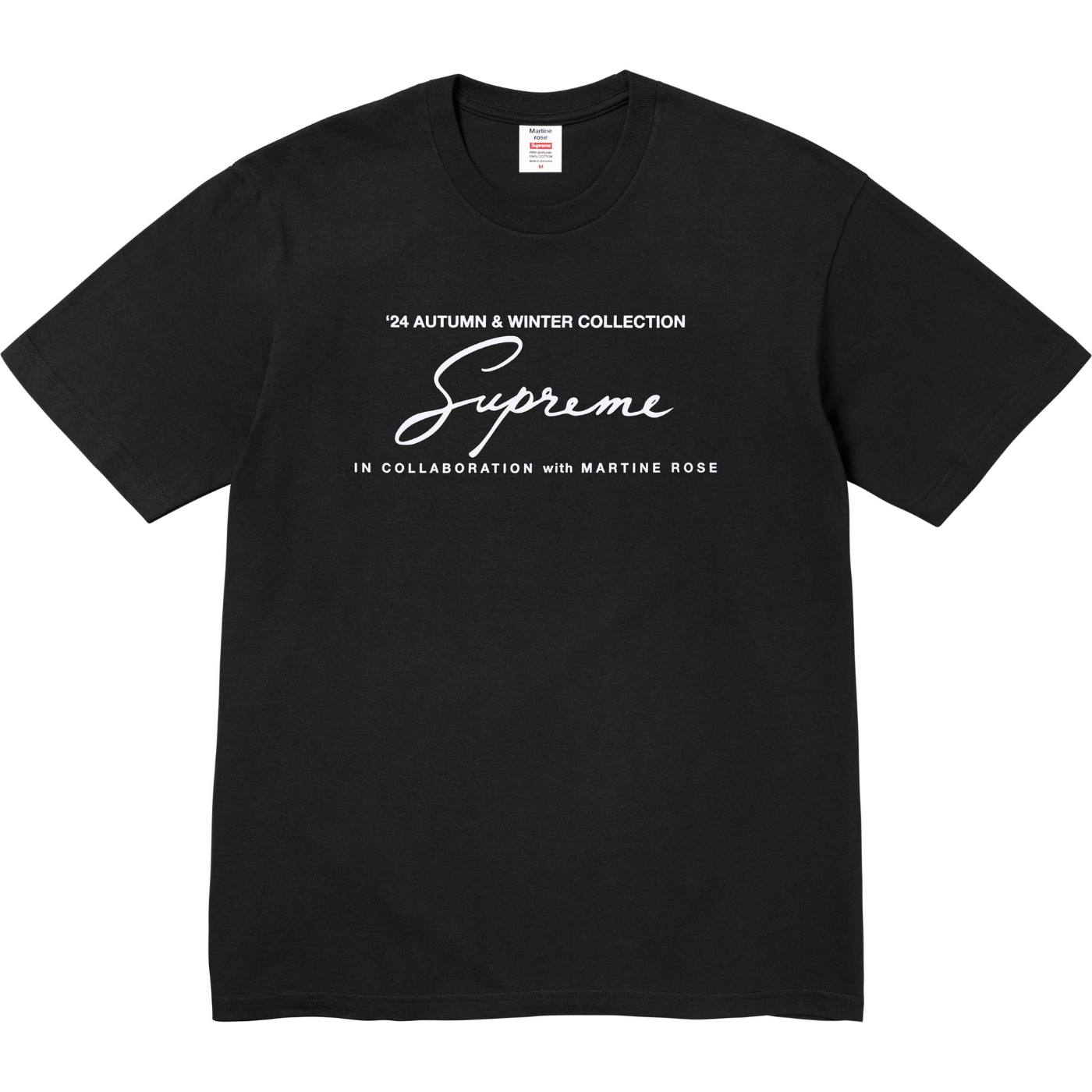 Camiseta Supreme Martine Rose Preta