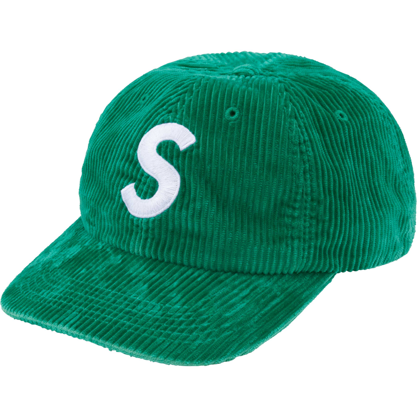 Boné Supreme Corduroy S Logo Green