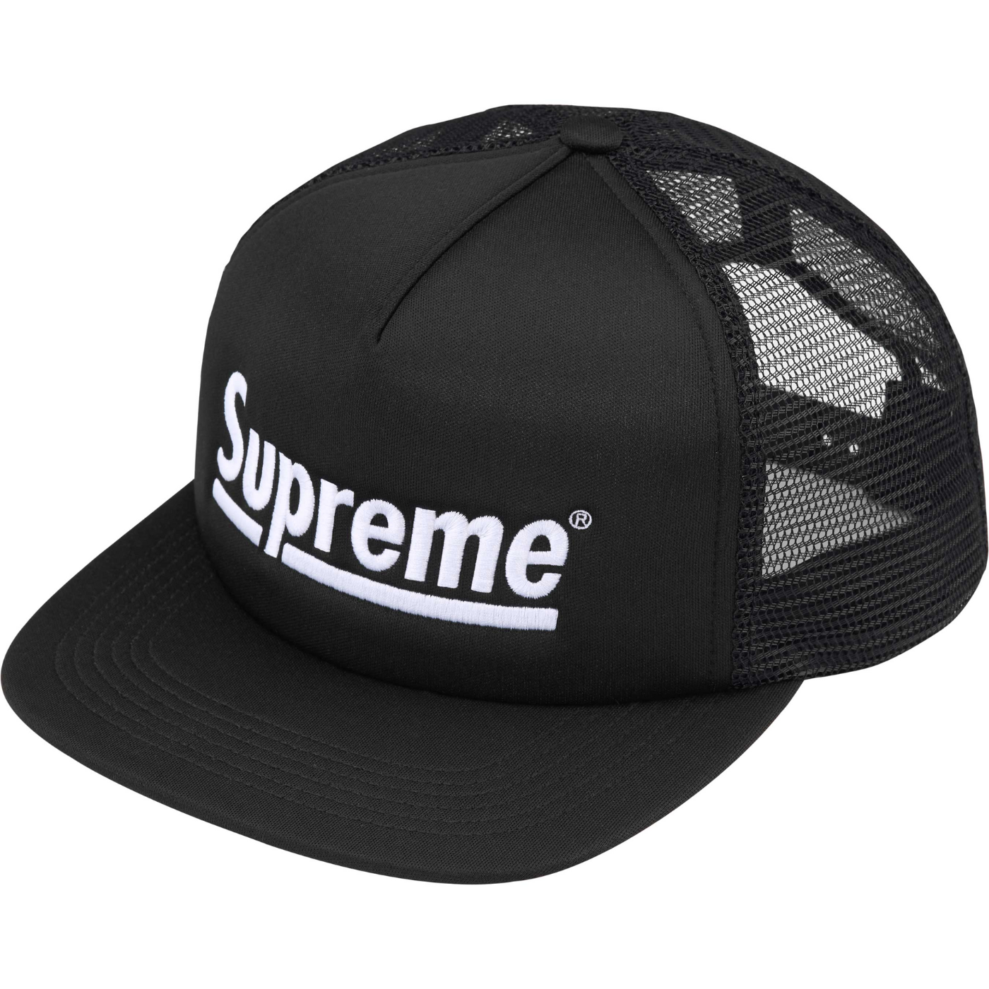 Boné Supreme Underline Mesh Back Black