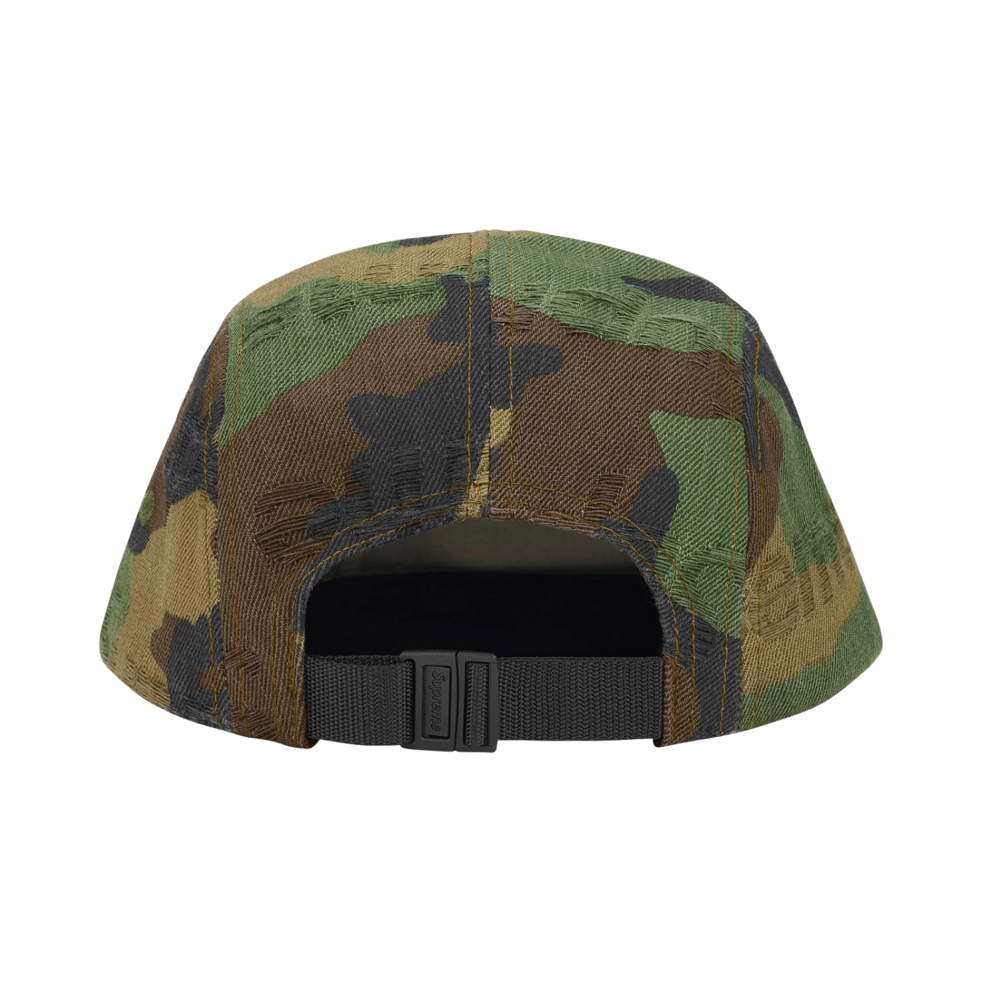 Boné Supreme Jacquard Logos Denim Camo