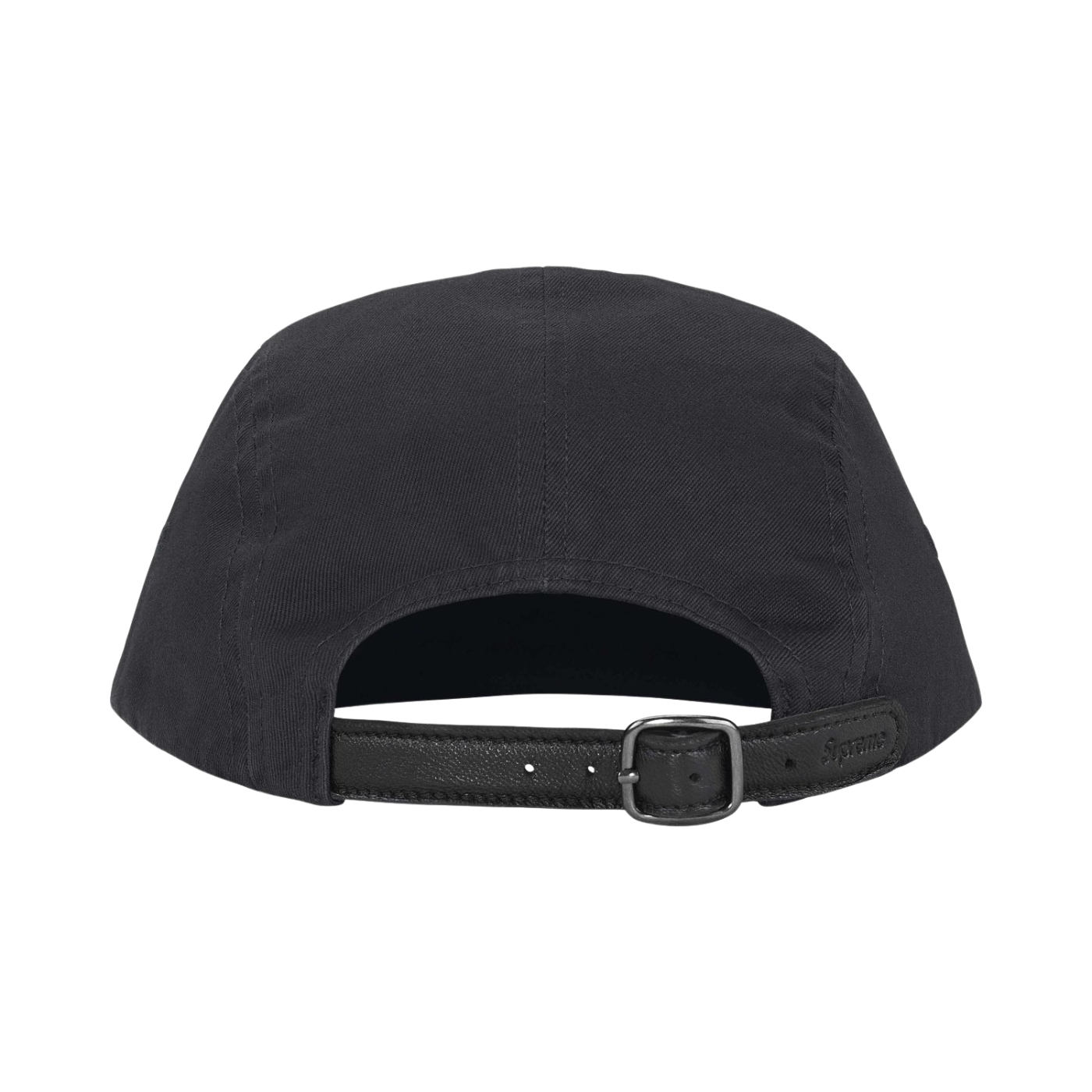 Boné Supreme Washed Chino Twill Camp Preto - FW25