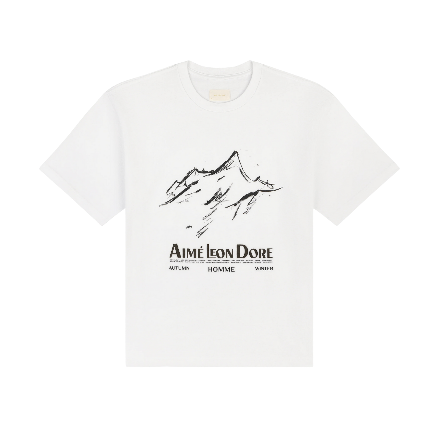 Camiseta Aimé Leon Dore Summit Branca