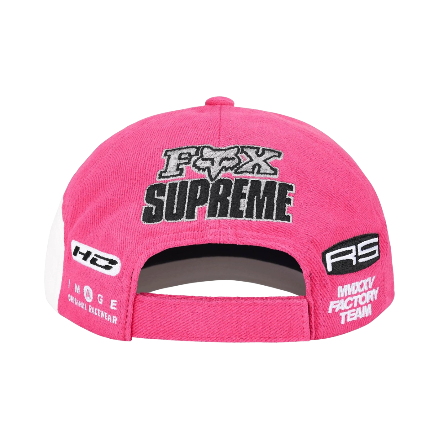 Boné Supreme x Fox Racing Rosa