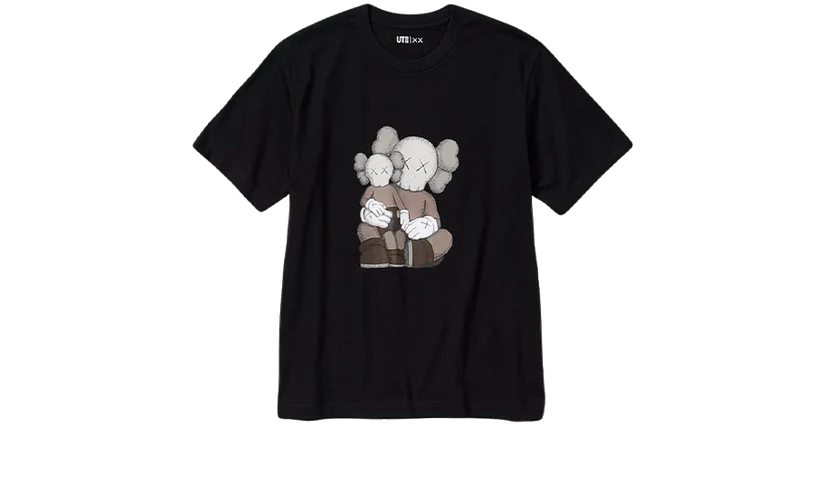 Camiseta KAWS x Uniqlo Graphic Black